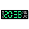 Smart Mute LED Electronic Wall Clock Modern Desk Clock Night Alarm Minimalist Thermometer Air Clock Home Decor For Living Room