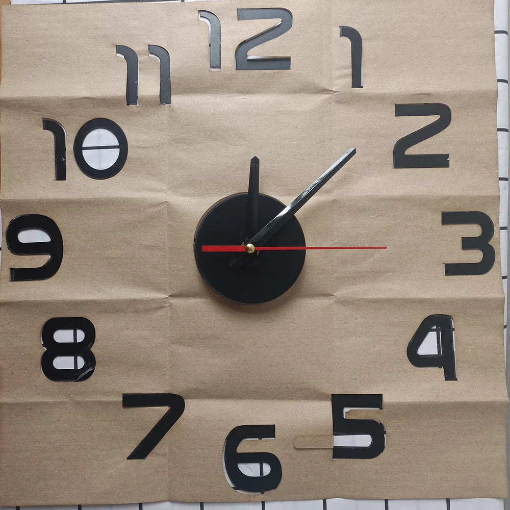 reloj de pared Luminous Wall Clock DIY Quartz Watch Clocks Acrylic Mirror Stickers Horloge Murale Wall Decor Home Decoration HOT