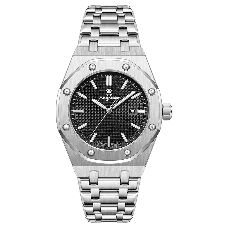 PAAZOMU Top Luxury Man Watch Waterproof Luminous Date Men Watch Stainless Steel Male Clock Sport Fashion Men's Quartz Watches