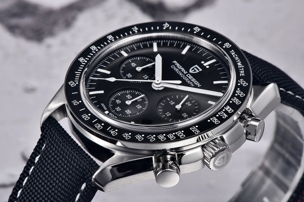 2026 New PAGANI DESIGN Moon V6 Men's Watches Luxury Quartz Watch For Man Chronograph VK63 Men Gift AR Sapphire Mirror Luminous