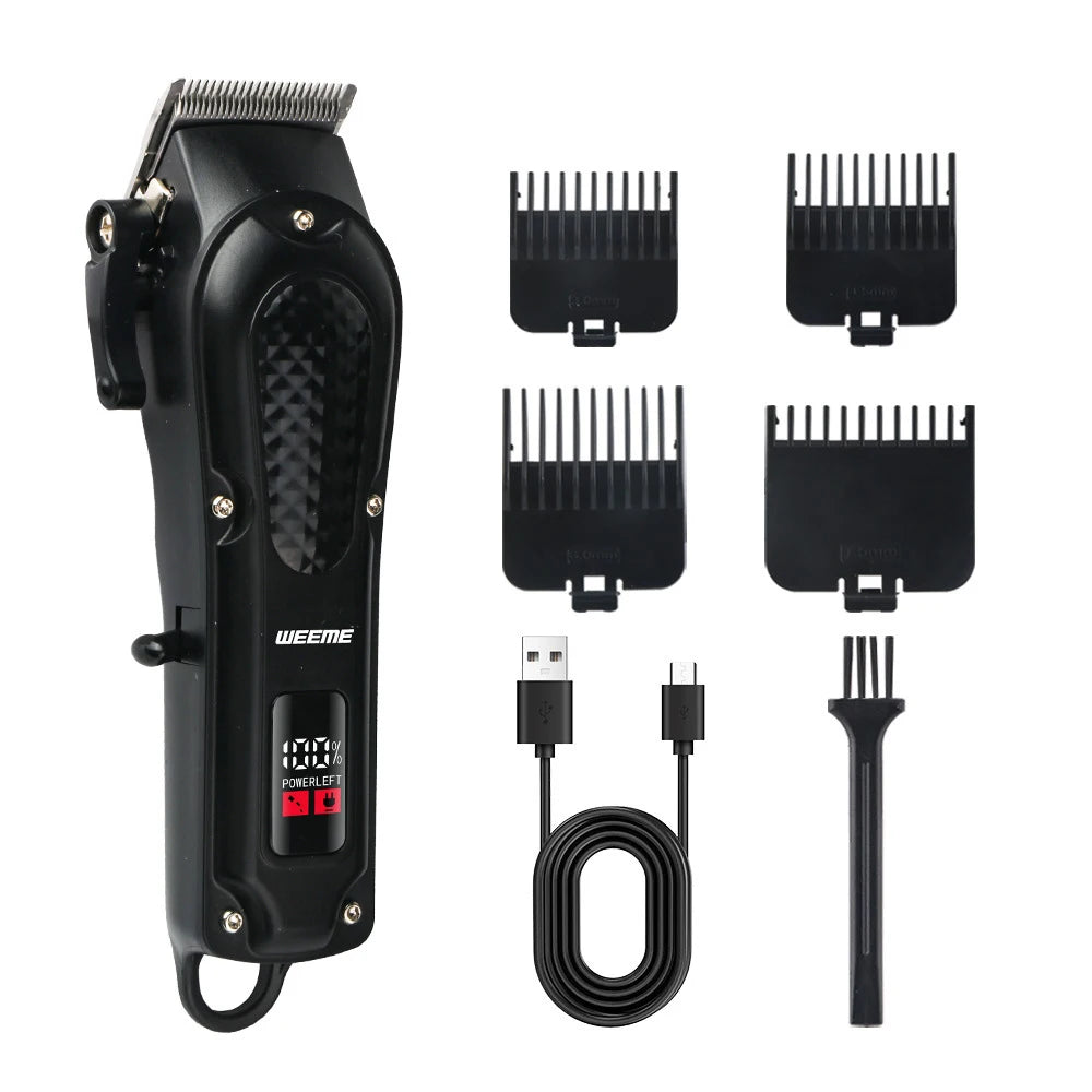T9 Vintage Men's Electric Hair Clipper Beard Trimmer/Rechargeable Hair Cutting Machine With Nose Hair Trimmer Kit Boyfriend Gift. Barber us