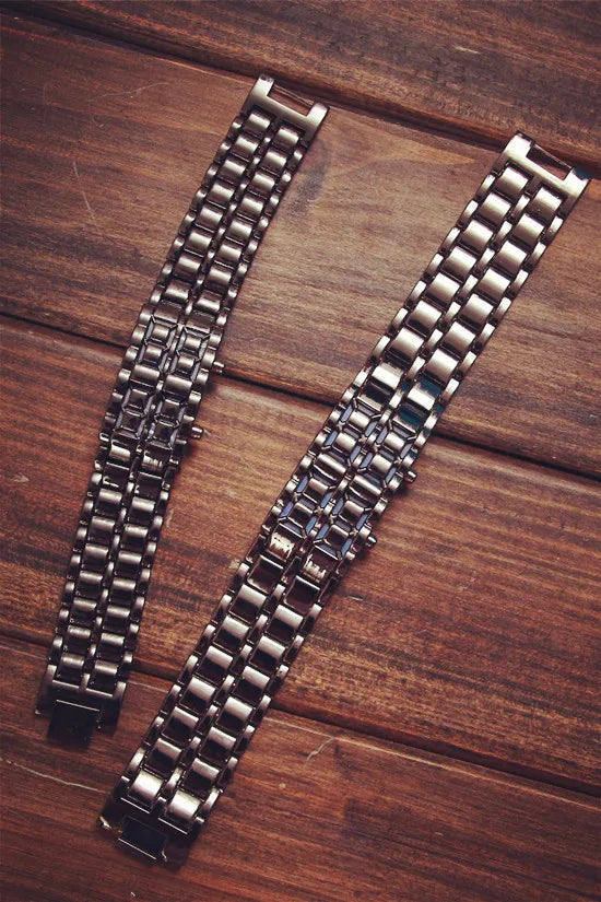 LED Lava Watch Steel Man Watches Hot Sales Fashion Digital Wristwatches For Men Dropshipping Electronic Watch relogios masculino
