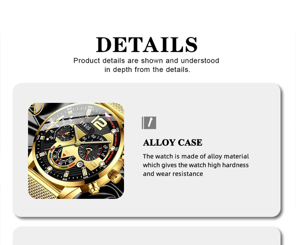 Fashion Mens Business Watches Luxury Quartz Wrist Watch Luminous Clock Men Casual Calendar Watch