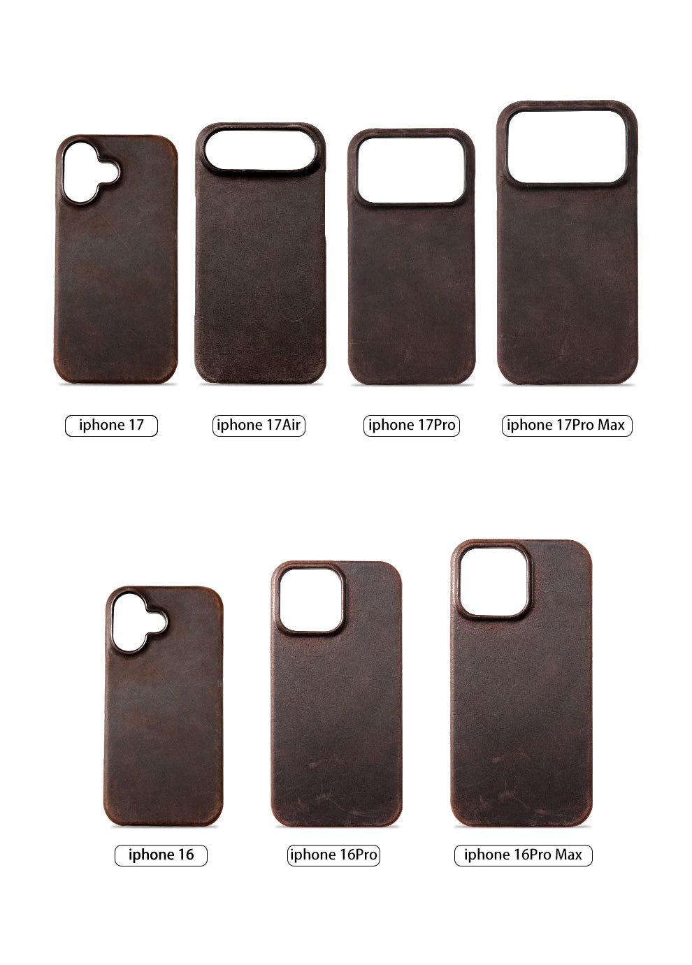 for Magsafe Case for iPhone 15 16 17 Pro Max 17Pro 17 Air 16Pro Retro Luxury Genuine PULL-UP Leather Magnetic Phone Back Cover