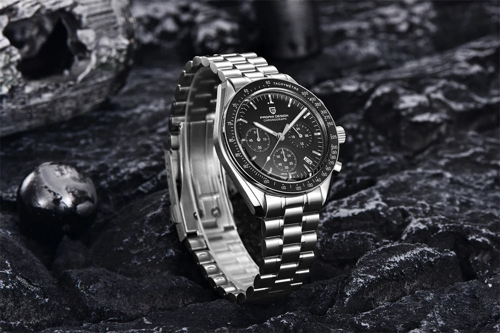 2026 New PAGANI DESIGN Mens Watches Top Brand Luxury Automatic Quartz Chronograph Waterproof Sport Stainless Steel Clock Relogio