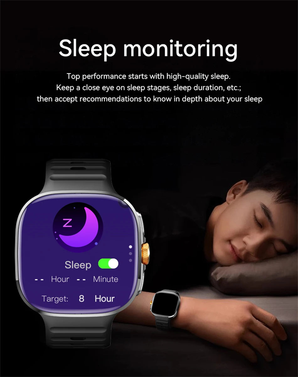 8GB+128GB RAM 5G/4G Smart Watch 2.4 inch AMOLED 2100mah Battery 900W Camera GPS WIFI Google APPS Download Smartwatch Android 10
