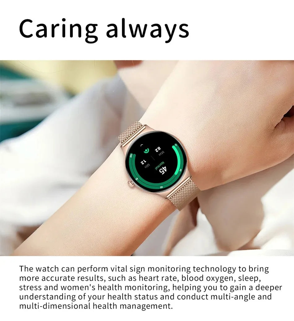 2026 New 7.9MM Ultra Thin Smart Watch Women Screen Always Display Time Sports Bracelet Bluetooth Call Fashion Smartwatches ios
