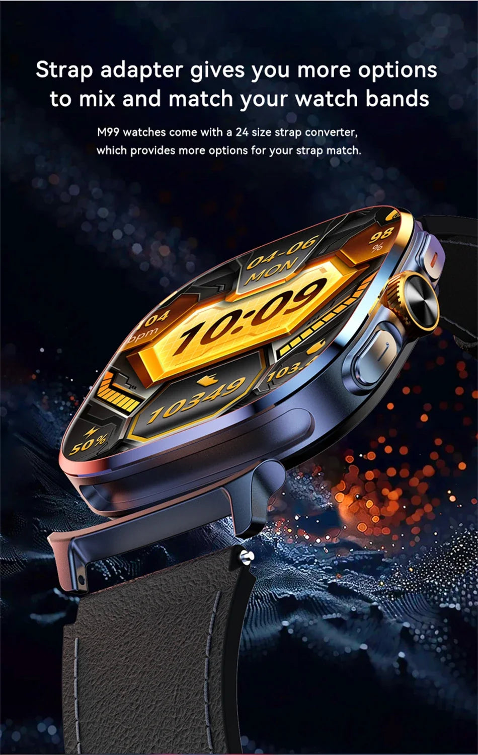 8GB+128GB RAM 5G/4G Smart Watch 2.4 inch AMOLED 2100mah Battery 900W Camera GPS WIFI Google APPS Download Smartwatch Android 10
