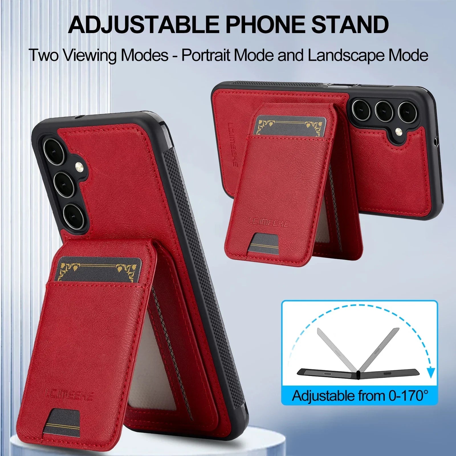 Detachable Leather Case For Samsung Galaxy S26 S25 Ultra S24 Plus S22 S21 FE A55 A35 A16 A36 A56 A15 A14 Card Wallet Phone Bag