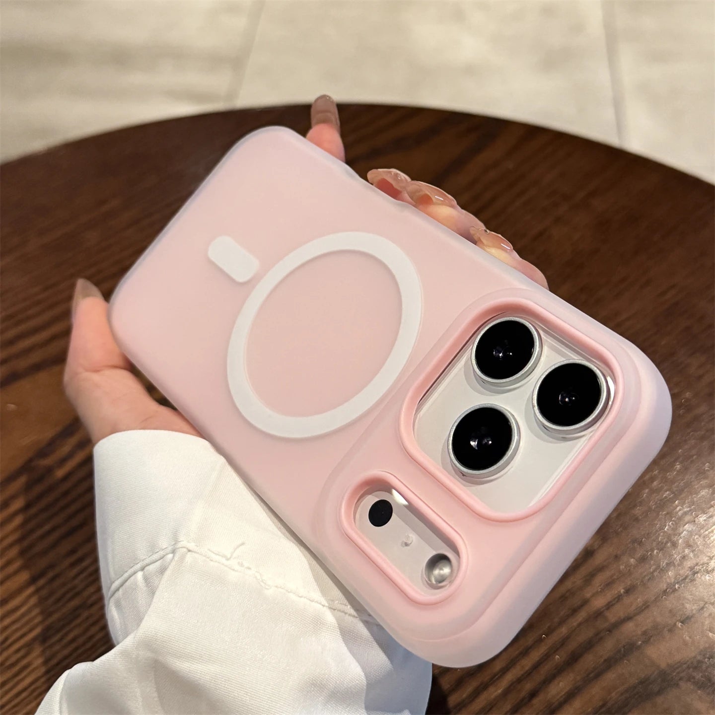 Luxury Candy Color  Magnetic Matte Case For iPhone 17 16 15 14 13 12 11 Pro Max  Air 16 ProMax Magsafe Wireless Charging  Cover