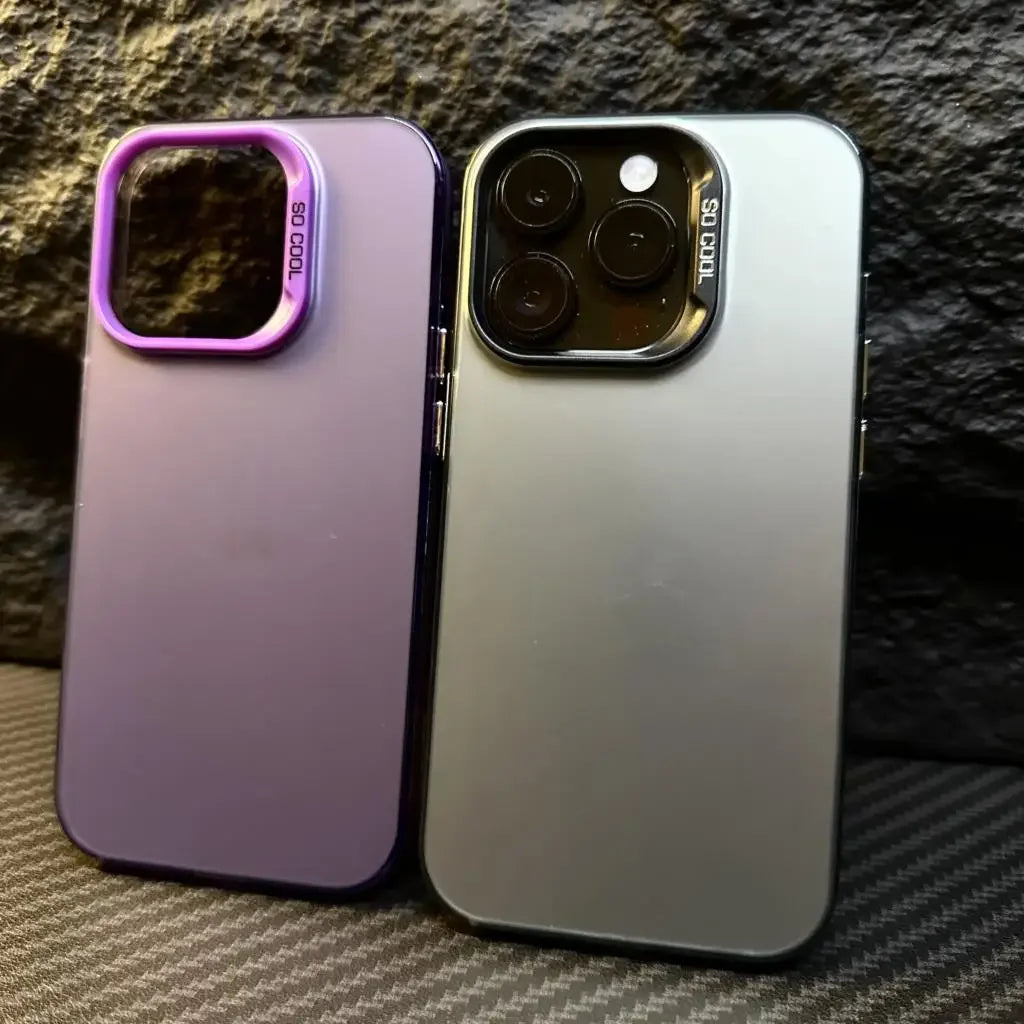 Funda Laser Metallic Aurora Color Matte Case For Xiaomi Redmi Note 14 13 12 11 10 Pro Plus 5G 4G 9S Hard Shockproof Bumper Cover