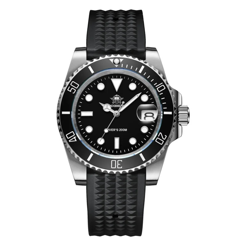 ADDIESDIVE 41mm Watch For Men 20Bar C3 Super Luminous reloj hombre Quartz watch relogio masculino Men Steel Waterproof Watches