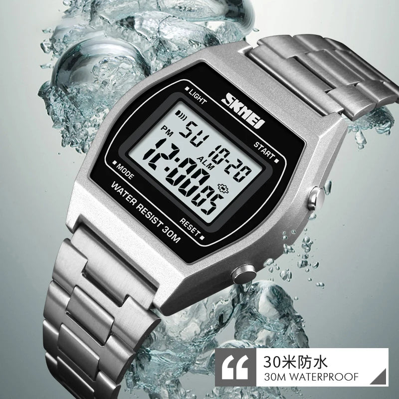 SKMEI Outdoor Sports Digital Wristwatch For Men Women Fashion Business Alarm Watch Military Electronic Watches Relogio Masculino