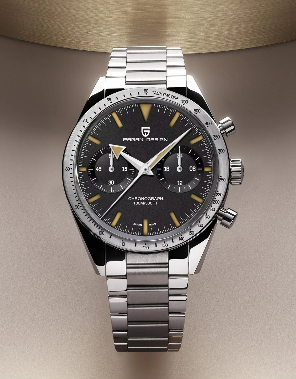 2026 New PAGANI DESIGN Retro Mens Watches Moon Quartz Watch For Men Speed Sports Chronograph AR Sapphire VK64 Clock Reloj Hombre
