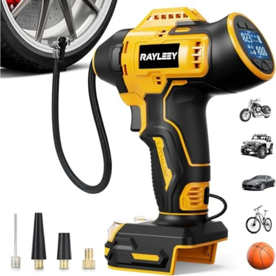 Tire Inflator Cordless for Dewalt us MAX 20V Battery [Tool Only] 160PSI Portable Air Inflator with Pressure Gauge Auto-Shut Off an