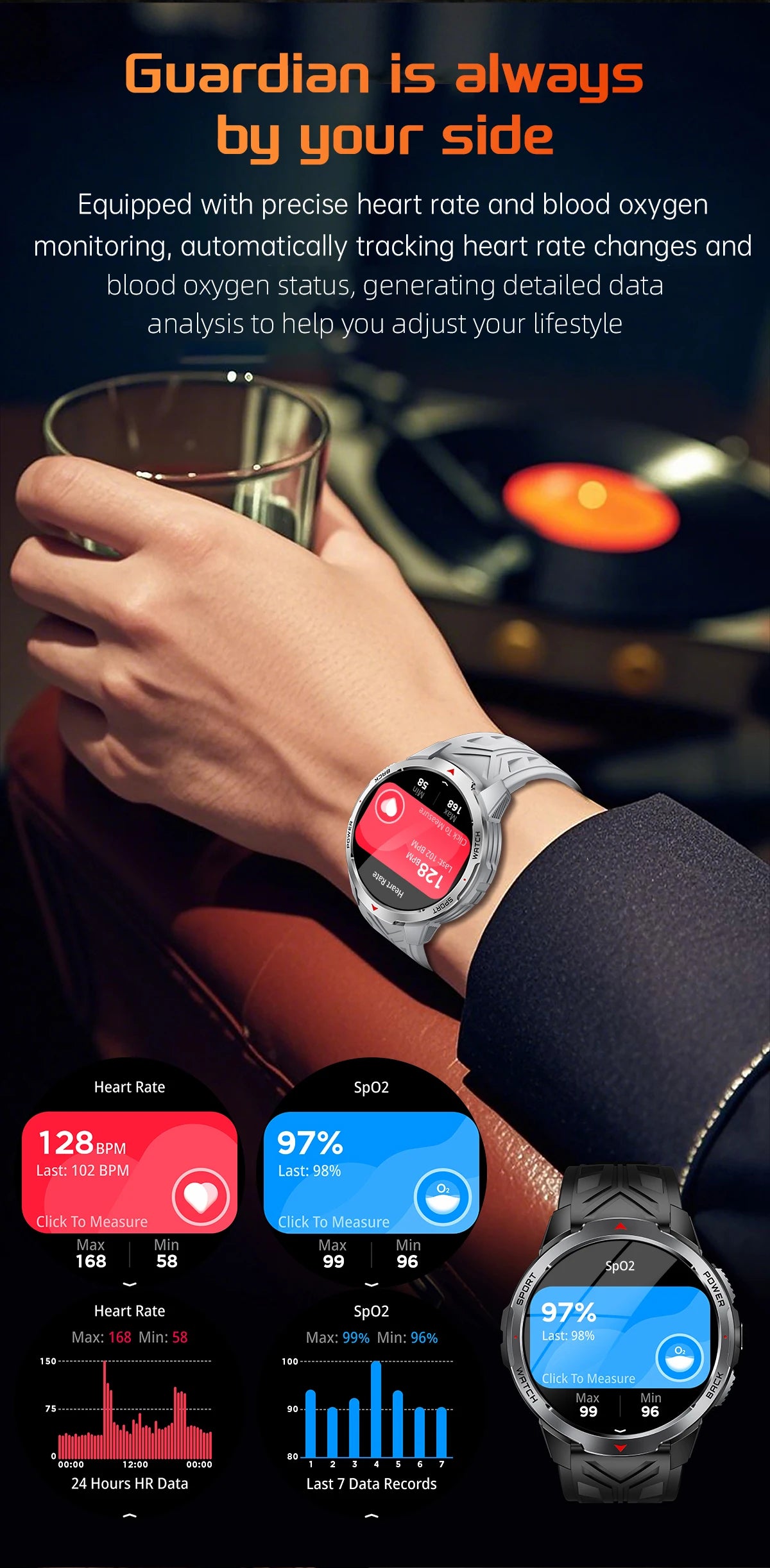 LIGE New 1100mAh Battery Smart Watches For Man Outdoor Sport LED Flashlight Compass Men’s Smartwatch Bluetooth Call Men Watches