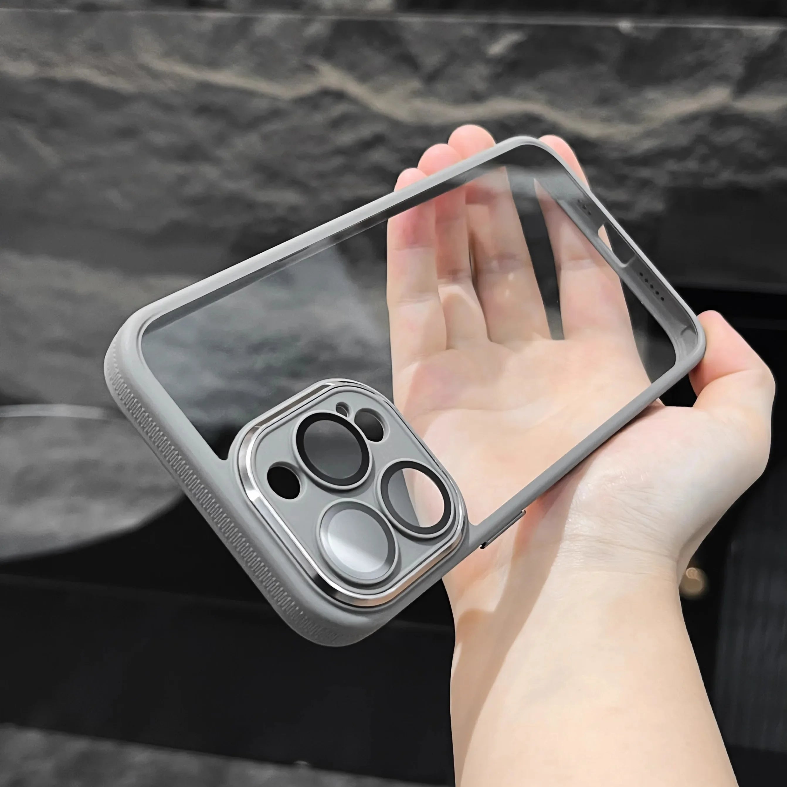 Original Gold Case For iPhone 16 Pro Max Glass Camera Protector Case for iPhone 15 13 12 14 Pro Max Transparent Shockproof Cover