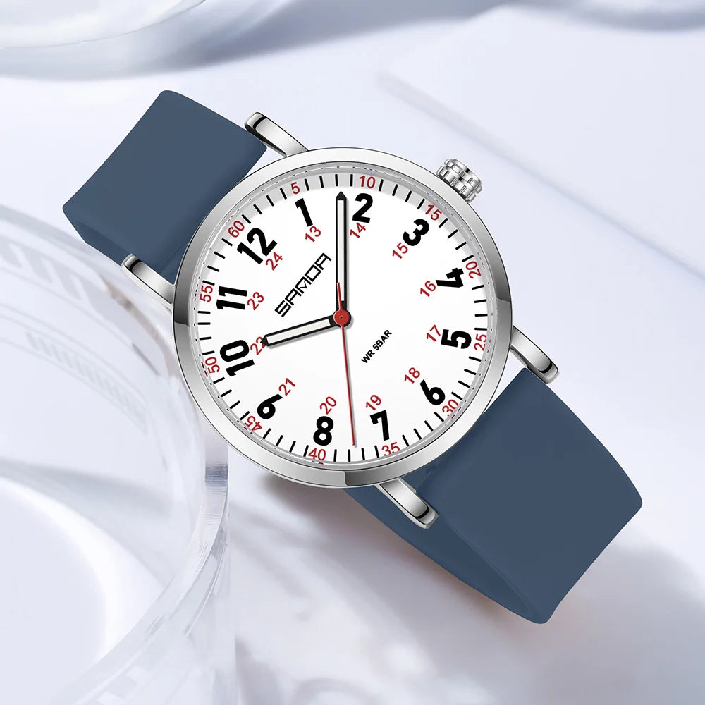Fashion Ultra-thin Women's Watches, Soft silicone strap Designer Quartz Watch For Woman,Simple Elegant Analog Lady Wristwatches