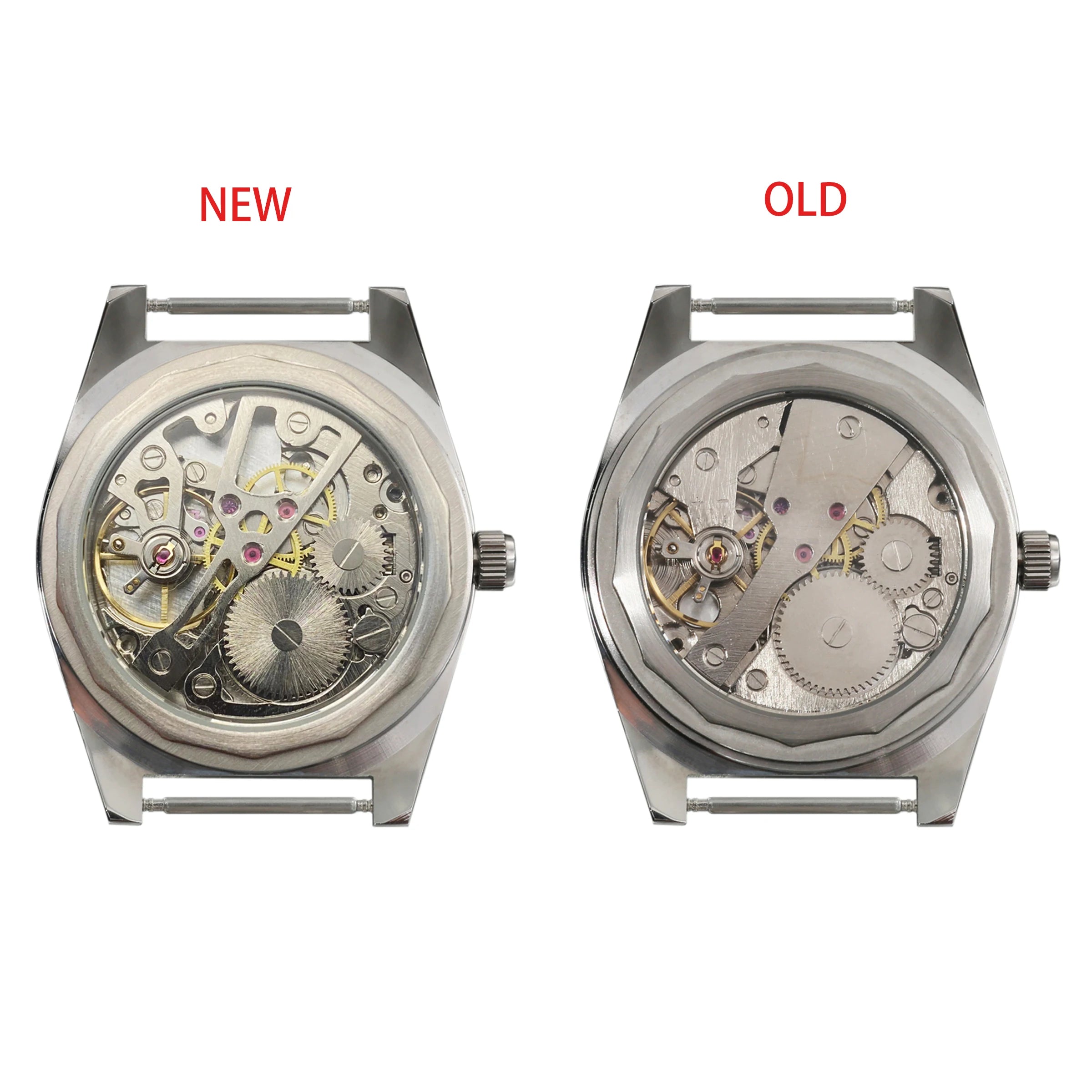 Shanghai 36MM Hand-Wind Mechanical Watch 7120 Waterproof Bauhaus Design Watch for Men wholesale