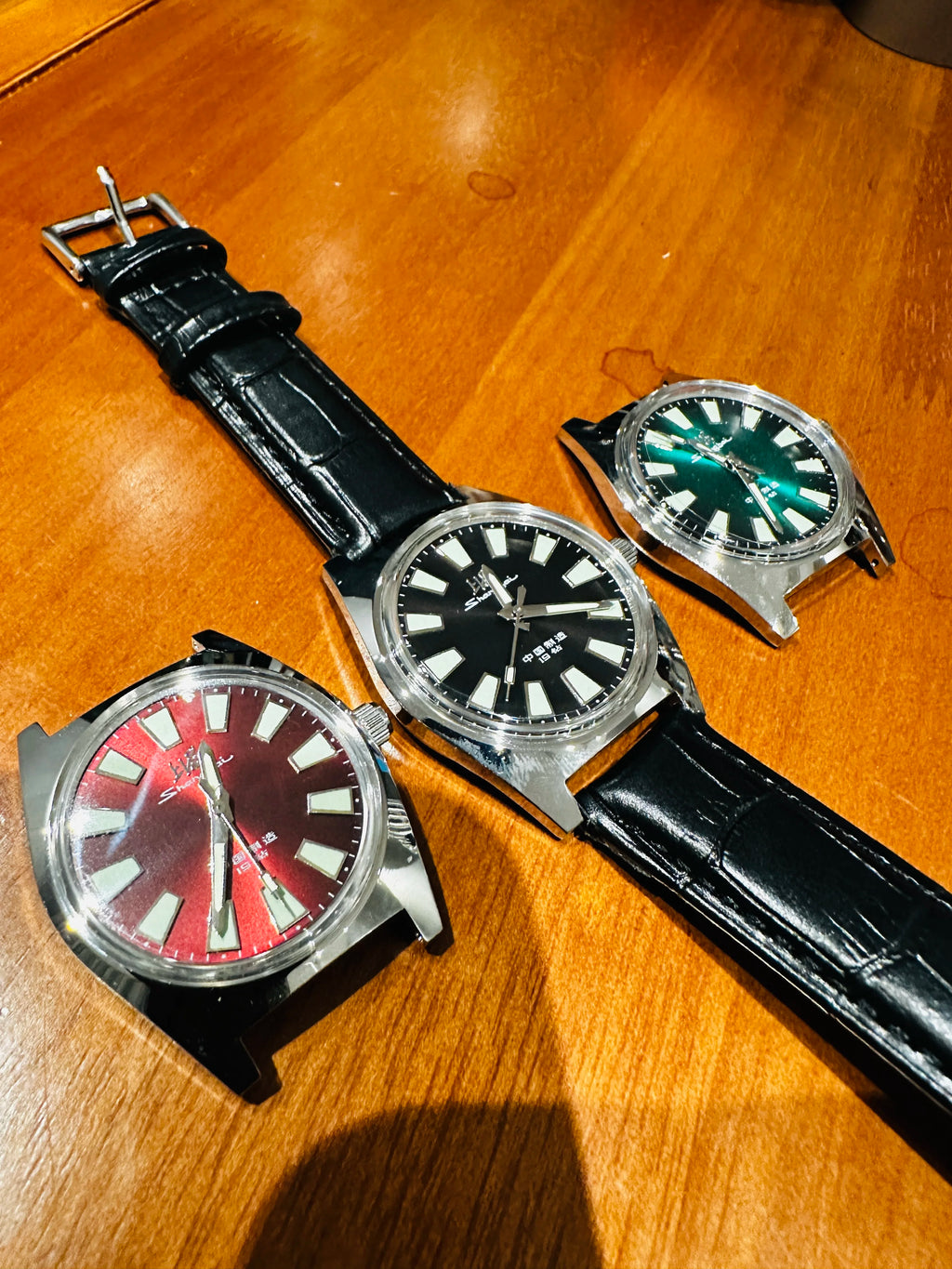 Shanghai 36MM Hand-Wind Mechanical Watch 7120 Waterproof Bauhaus Design Watch for Men wholesale