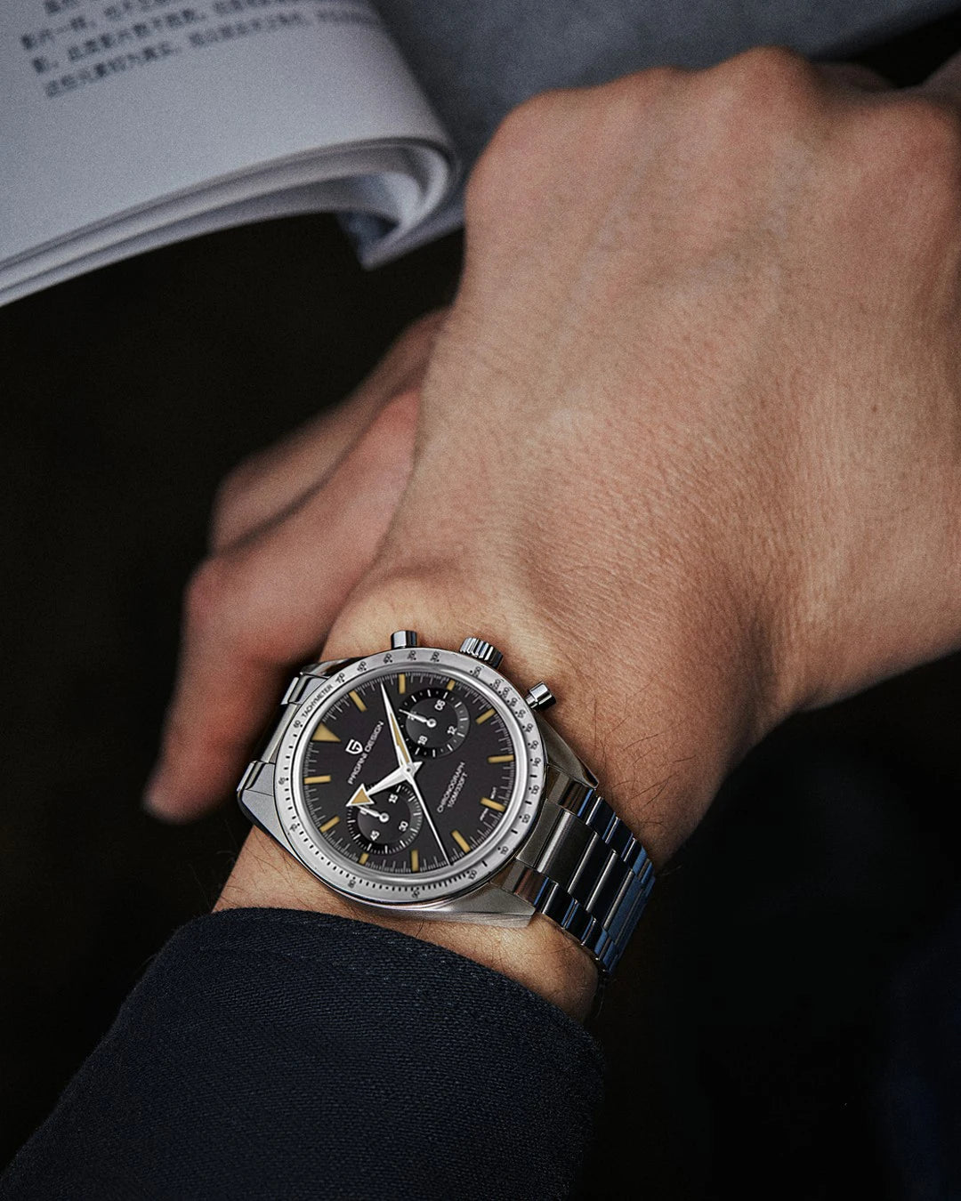 2026 New PAGANI DESIGN Retro Mens Watches Moon Quartz Watch For Men Speed Sports Chronograph AR Sapphire VK64 Clock Reloj Hombre