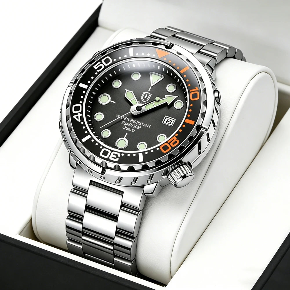 New Fashion Watch Men Top Brand Luxury Waterproof Luminous Date Clock Sport Watches Mens Quartz Wristwatch Relogio Masculino