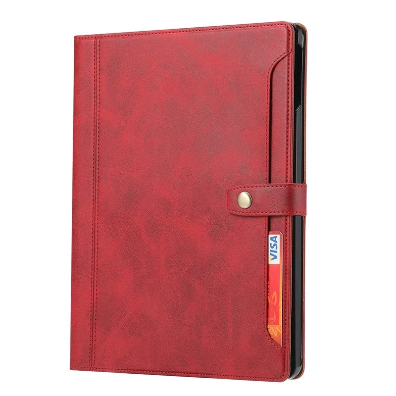 Luxury Flip Leather Book Case For iPad Pro 13 Pro 11 Air 11 Air 13 2024 Mini 7 6 Pro 12.9 Air 4 10.9 Cards Wallet Stands Cover