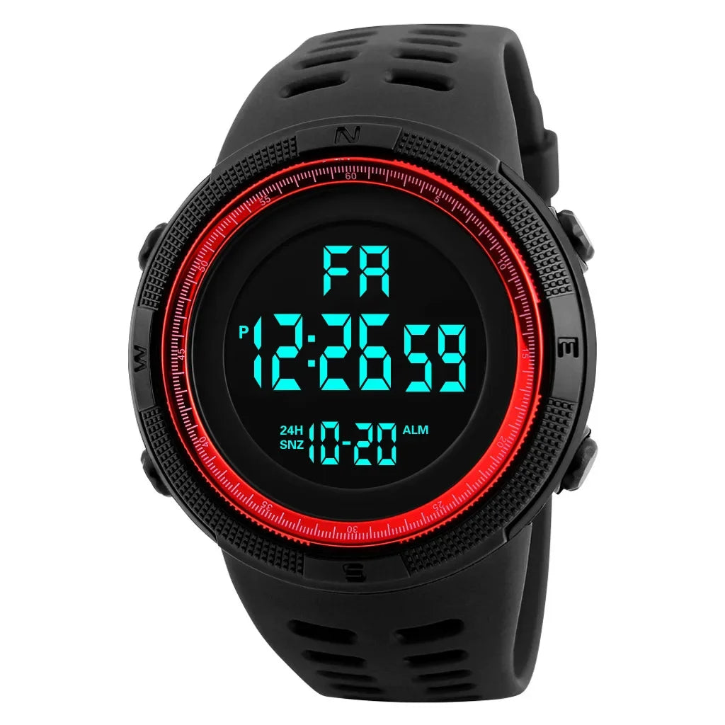 Men's Digital Watches Multifunction Military Men Sports Wristwatch Sweatproof Luminous Man Student Electronic Watch