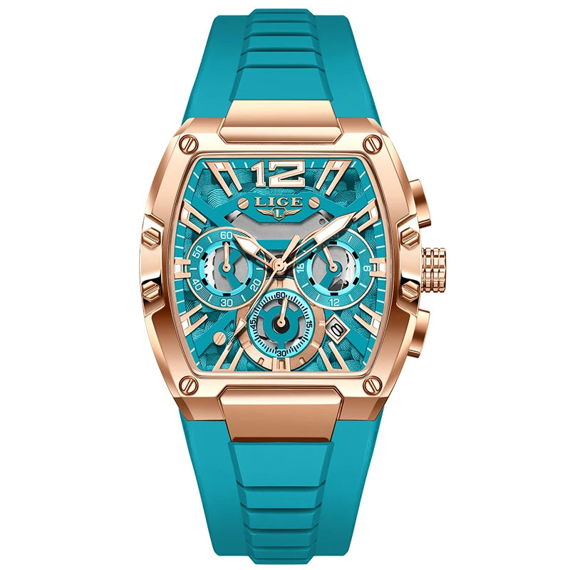 LIGE Men Watch Fashion Top Brand Luxury Silicone Military Watch Men Casual Sports Waterproof Date Quartz Wristwatches For Men
