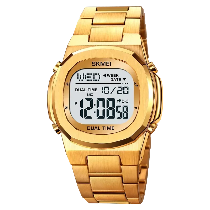 SKMEI 2004 Alarm Date Clock  relojes para hombre Glow Stop Watch Multifunction Mens Waterproof Electronic Sport Watch Wristwatch