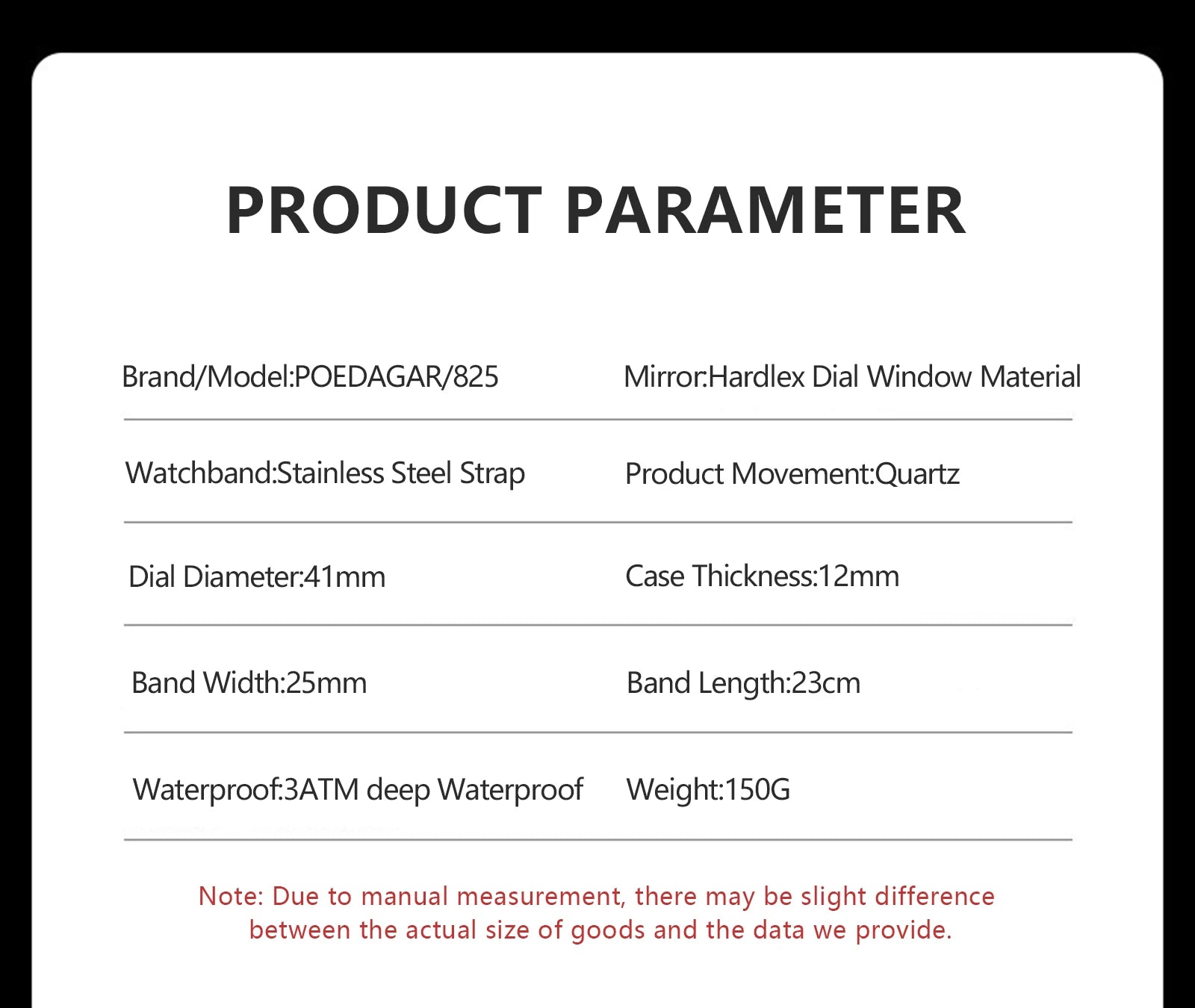 POEDAGAR Fashion Brand Male Watch Waterproof Luminous Stainless Steel Watches For Men Date Week Casual Quartz Men's Clock Reloj