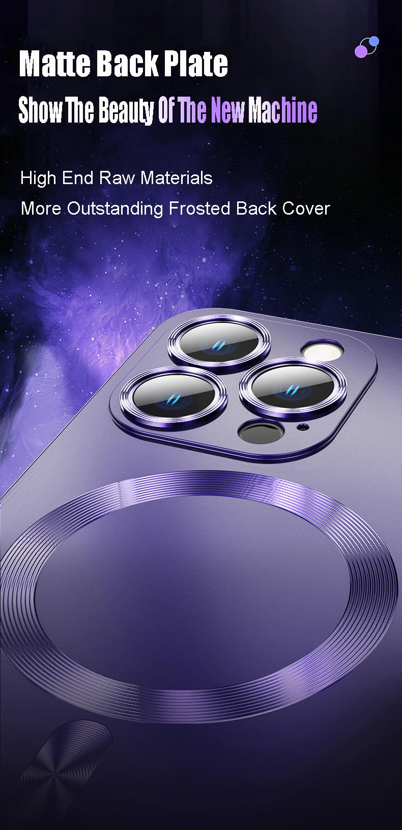 Original Magsafe Magnetic Wireless Charging Case For iPhone 16 15 14 Plus 13 12 11Pro Max Glass Lens Protection Soft Matte Cover