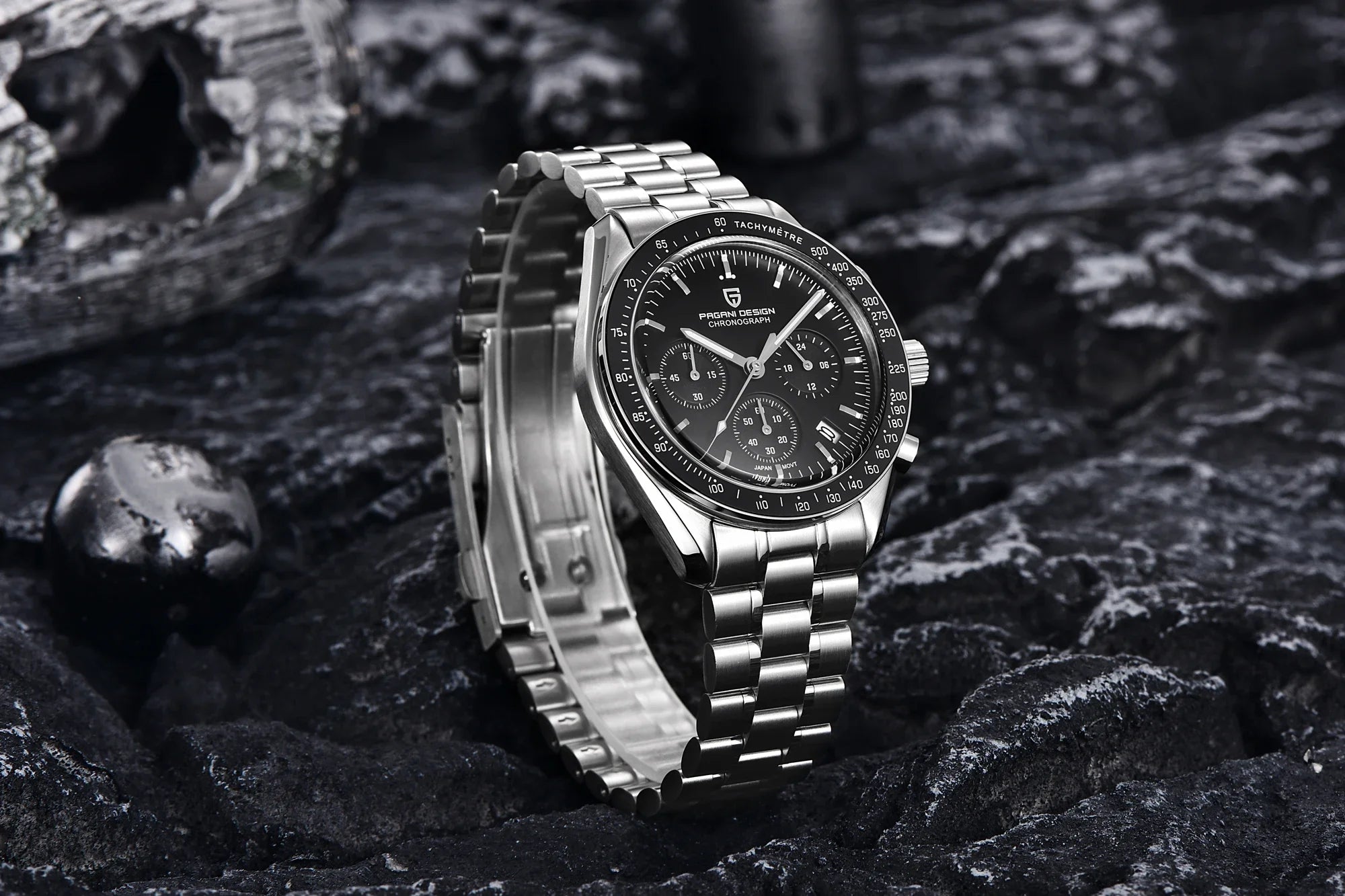 2026 New PAGANI DESIGN Moon V6 Men's Watches Luxury Quartz Watch For Man Chronograph VK63 Men Gift AR Sapphire Mirror Luminous