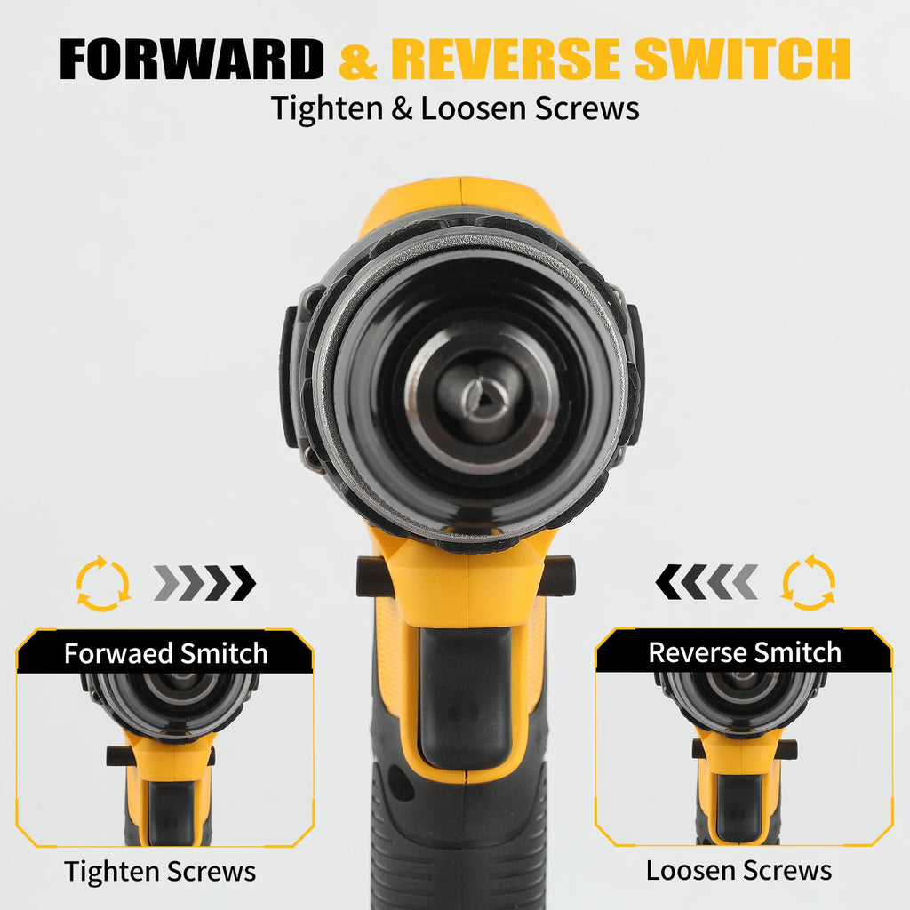 DEWALT US DCD796 Cordless Brushless Impact Drill 20V Battery Portable Compact Rechargeable Power Tools