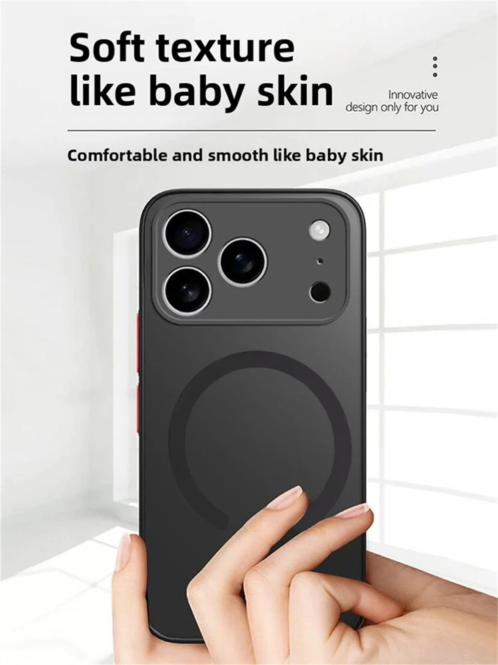 Matte Magnetic For Magsafe Wireless Charge Phone Cases For iPhone 17 16 15 14 13 11 12 Pro Max Plus XS Max XR X Air Armor Cover