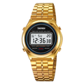SKMEI 2146  Stainless Steel Men Waterproof Date Alarm Wriswatch reloj hombre Back Light Display Stopwatch Digital Sport Watches