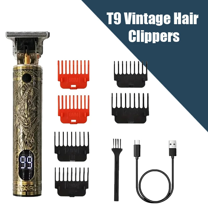 T9 Professional Hair Clipper/Accessories for Men | USB Fast Charging | Beard/Body/Hair Trimmer | Precision Electric Shaver | Barber us