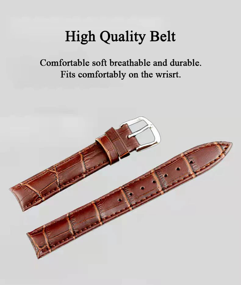 POEDAGAR Original High Quality Men Watch Waterproof Luminous Leather Sports Man Wristwatch Quartz Stylish Casual Watches For Men